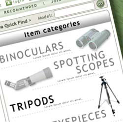 Naturalists' Shelf web design
